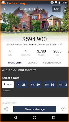 Benchmark Realty:  Homes For Sale screenshot