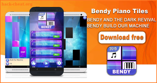 Bendy Build Our Machine Fancy Piano Tiles screenshot