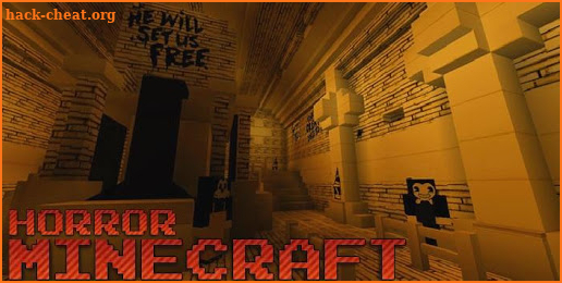 Bendy Game Horror for Minecrft PE screenshot