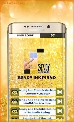 Bendy Piano Tiles Game screenshot