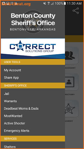 Benton County Sheriff (AR) screenshot