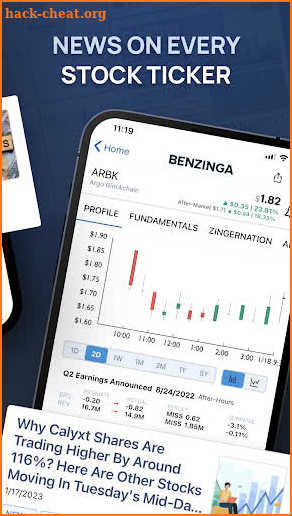 Benzinga Financial News & Data screenshot