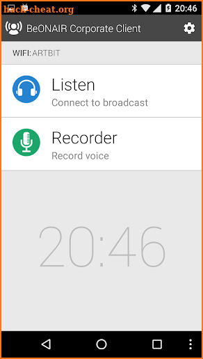 BeONAIR Listener screenshot