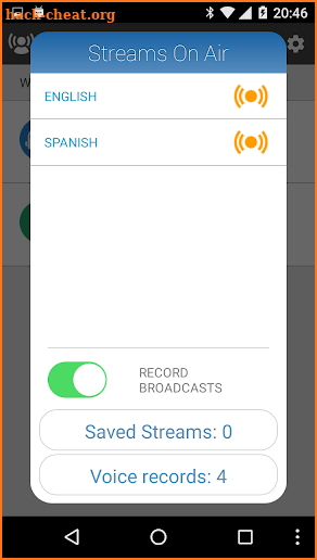 BeONAIR Listener screenshot