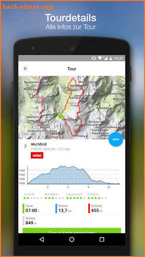bergfex Tours & GPS Tracking Running Hiking Bike screenshot