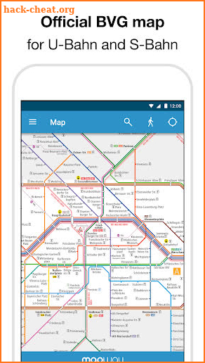 Berlin Subway – BVG U-Bahn & S-Bahn map and routes screenshot