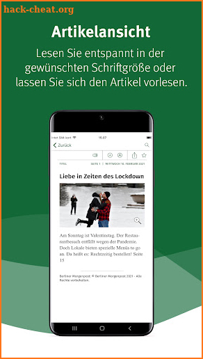 Berliner Morgenpost E-Paper screenshot