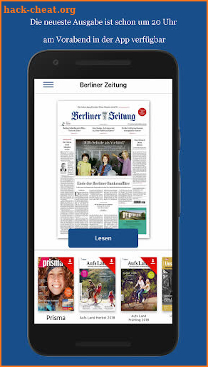 Berliner Zeitung E-Paper screenshot