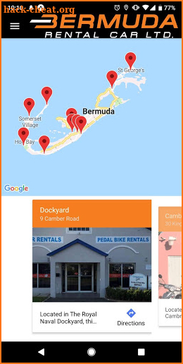 Bermuda Rental Car screenshot