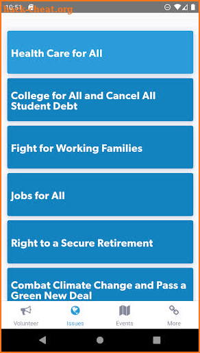 BERN: Official Bernie Sanders 2020 App screenshot