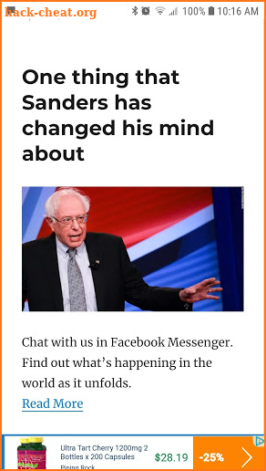 Bernie Sanders 2020 Campaign News & Analysis screenshot