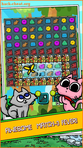 Berry Cat Blast - Meow Match 3 screenshot
