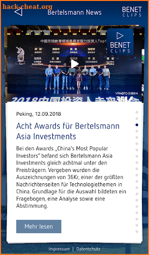 Bertelsmann News screenshot