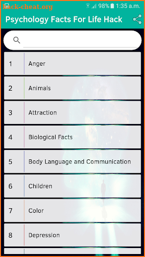 Best 999+ Psychology Facts For Life Hacks screenshot