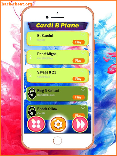 Best CARDI B Tap Tiles Piano screenshot