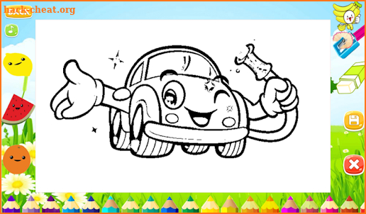 Best Cars coloring book for kids screenshot