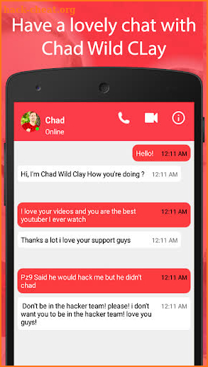 Best Chad Fake Chat And Video Call screenshot