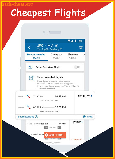 Best Cheap Flight Booking App - Look My Flight screenshot