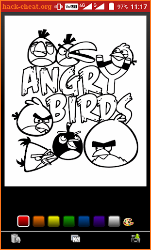 Best Coloring Angry Birds screenshot
