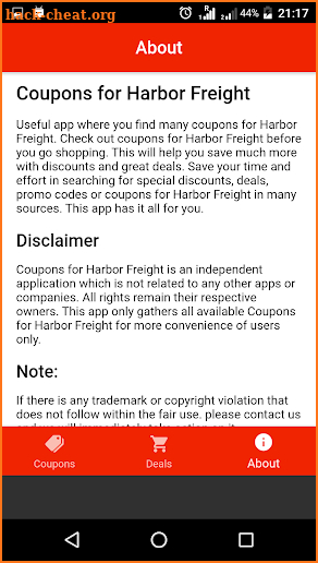 Best coupons and Code app for Harbor freight tools screenshot