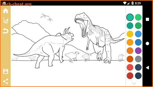 Best Dinosaur Coloring Book screenshot