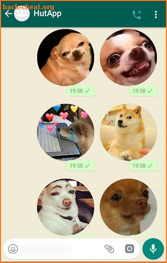 Best Dog Stickers for WhatsApp WAStickerApps screenshot