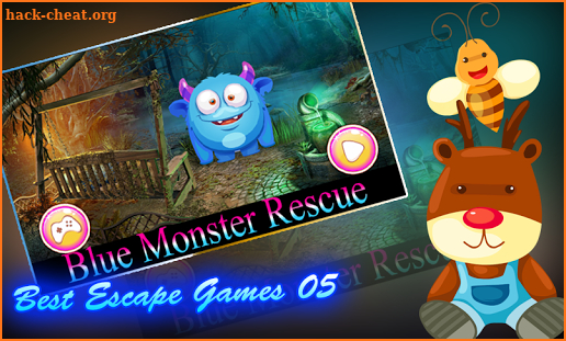 Best Escape Games 05- Blue Monster screenshot