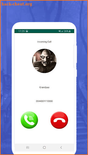 Best Evil Scary Grandpa Fake Chat & Call screenshot