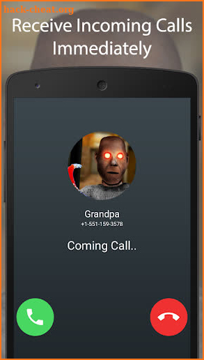 Best Evil Scary Grandpa Fake Chat And Video Call screenshot