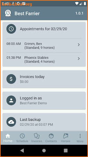 Best Farrier - Business app for farriers screenshot