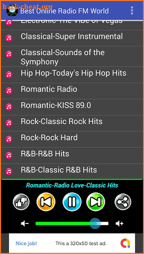 Best Free online radio stations FM of the world screenshot