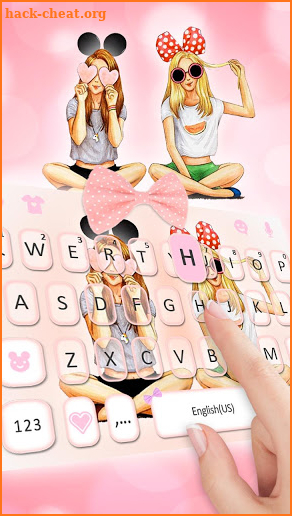 Best Friends Keyboard Theme screenshot
