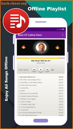 Best Of Celine Dion - Offline Music & Lyrics screenshot