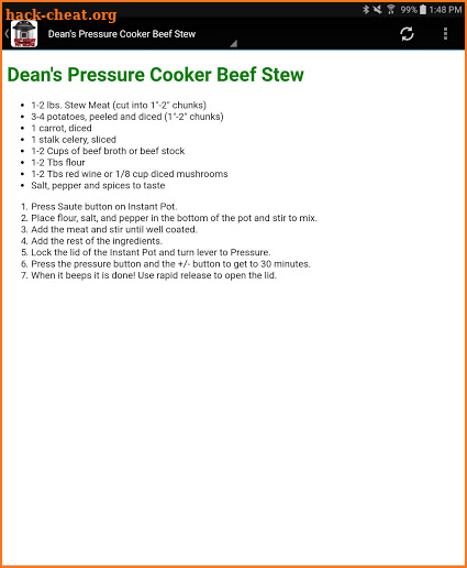 Best Pressure Cooking Recipes screenshot