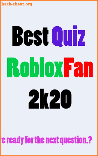 Best Quiz Free for Robux 2k20 screenshot