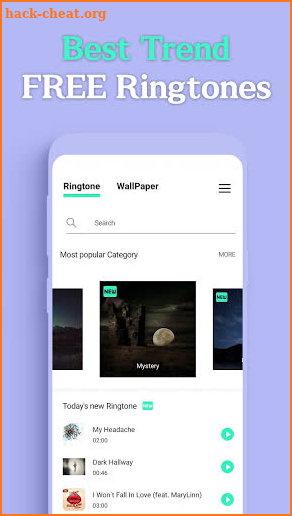 BEST Ringtone and Wallpaper - Free Download Maker screenshot