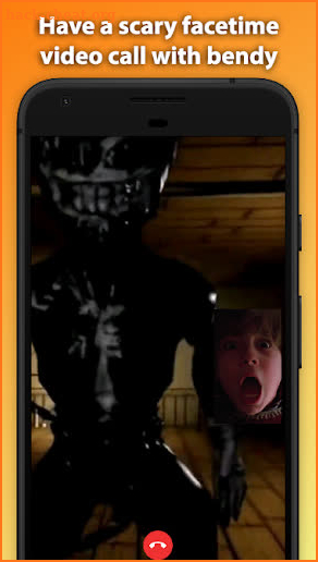 Best Scary Bendy's Fake Chat And Video Call screenshot