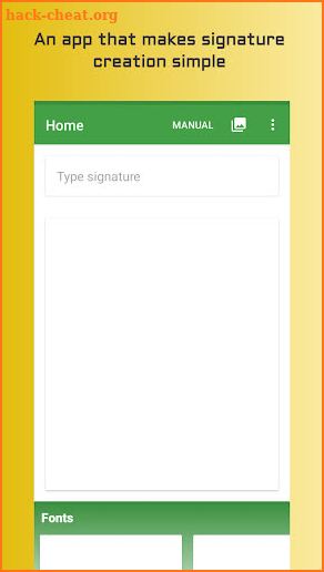 Best Signature Maker Template screenshot