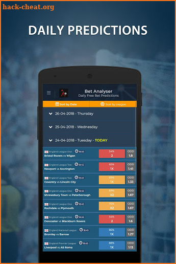 Bet Analyser - Free Bet Predictions and Bet Tips screenshot