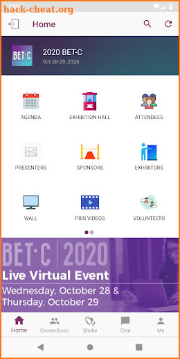 BET-C Conferences screenshot