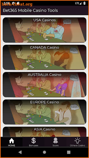 Bet365 Mobile Casino Tools screenshot