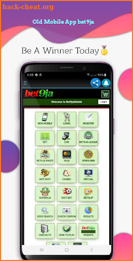 bet9ja old mobile screenshot