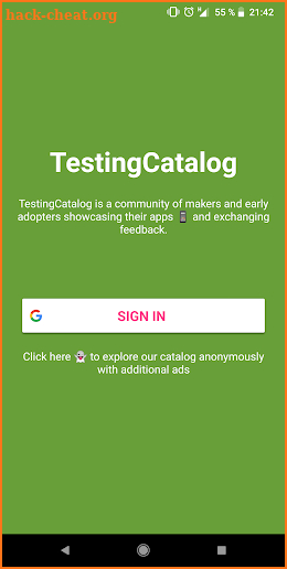 Beta TestingCatalog screenshot