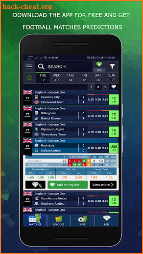 BetMines Free Football Betting Tips & Predictions screenshot