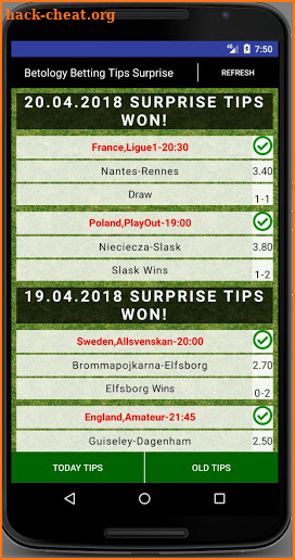 Betology Betting Tips Surprise screenshot