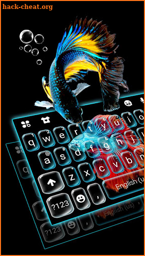Betta Fish Aquarium Keyboard Theme screenshot