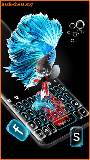 Betta Fish Aquarium Keyboard Theme screenshot