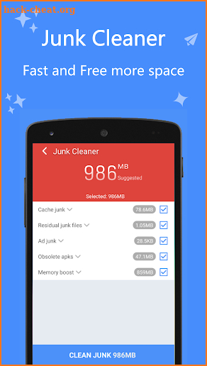 Better Cleaner - Junk Cleaner & Memory Booster screenshot