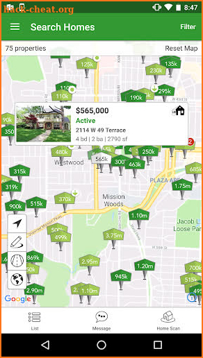 Better Homes and Gardens Kansas City Homes screenshot