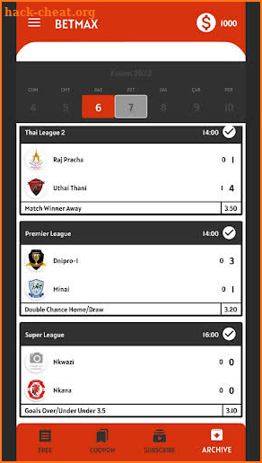 Betting Tips screenshot